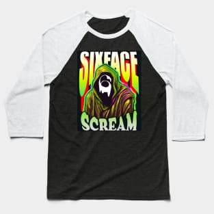 Scream VI (Scream 6) ghostface sixface horror movie graphic design Baseball T-Shirt